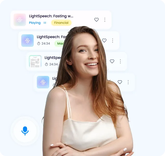 Voice demo interface preview